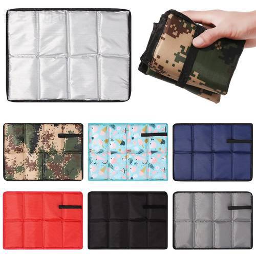 Portable Folding Camping Mat Foam Sitting Pad Waterproof Oxford Cloth Beach Mat Prevent Dirty Hiking Small Picnic Seat Outdoor