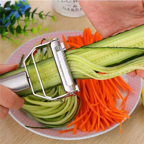 Fruit Vegetable Peeler Carrots Celery White Radish Potatoes Cutter Stainless Steel Knife Multi-functional Kitchen Cooking Tool