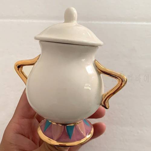 Beauty and The Beast Sugar Bowl Pot Geniune Ceramic Coffee Tea Set Cartoon Xmas Gift Fast Post