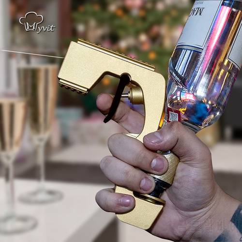 Champagne Gun Wine Sprayer Pistol Beer Bottle Durable Spray Gun ABS Plastic Version stopper Ejector Pop it Kitchen Bar Tools