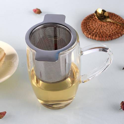 Durable Reusable Tea Infuser Tea Strainer Stainless Mesh Herbal Ball Tea Spice Strainer Tea Filter Infuser Spice Kitchen Tool