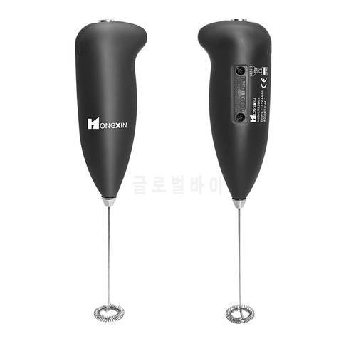 Mini Electric Milk Frother Creative Stainless Steel Kitchen Whisk Coffee Milk Whisk Automatic Milk Powder Mixer Household