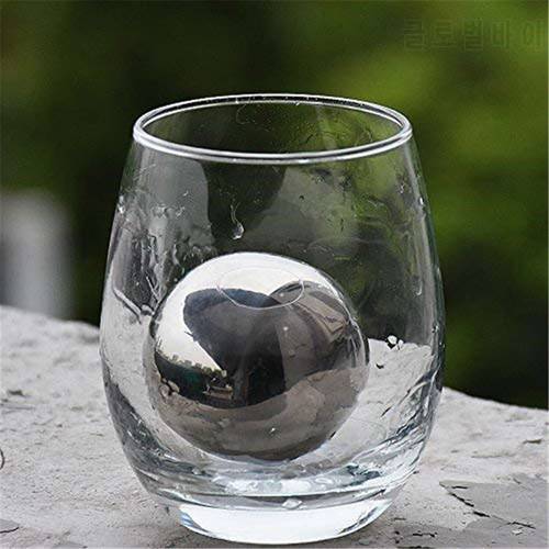 Top Selling Stainless Steel Ice Cubes Bucket Reusable Metal Chilling Stones Cooler Whisky Keep Cold rapid colling Barware