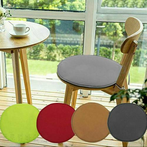 Round Garden Chair Pads Seat Cushion For Outdoor Bistros Stool Patio Dining Room Home Office Armchairs Thick Warm Seat Pad