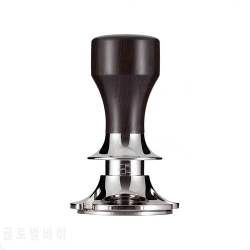 Coffee Tamper Powder Hammer Coffee Accessories Pressed Powder With Anti Pressure Deviation Design Adjustable Depth Design58.35mm