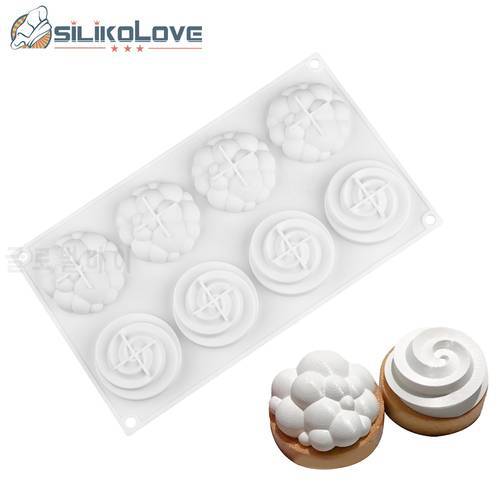 SILIKOLOVE New Silicone Pastry Mold Tart Cake Mold DIY Home Baking Mould Bakeware Tools