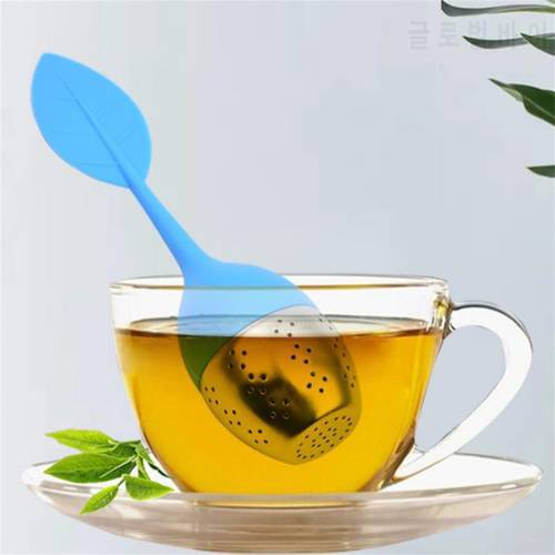 Stainless Steel Tea Infuser Food Grade Office Simple Leaf Silicone Tea Separator Tea Leaking Tea Ball Tea Filter Tool