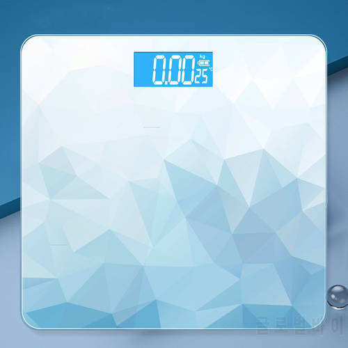 Bathroom Weighing Scale Smart Body Scales LCD Display Glass Digital Weight Scale Electronic Floor Scales Health Balance