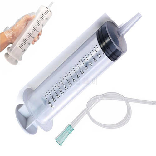 150/200/300 ml Syringe Reusable Large Hydroponics Nutrient Health Measuring Injector Tools Dog Cat Feeding Accessories