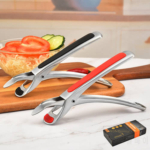 Kitchen Anti Scald Plate Bowl Dish Pot Holder Holder Stainless Steel Clamp anti-hot Clip Lifter Kitchen Oven Accessories Tool