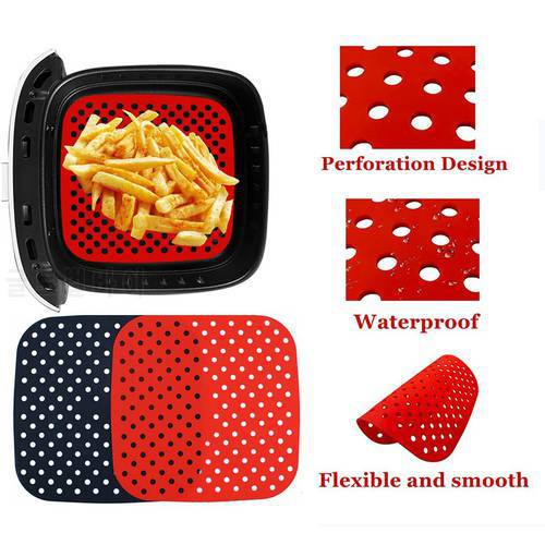 Silicone Mat Air Fryer Non-stick Baking Mat Pastry Tools Accessories Bakeware kitchen Accessories 7.5 Inch Air Fryers Steamers