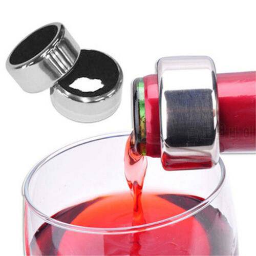 1PC Round Stainless Steel Wine Beer Bottle Collar Drip Stop Ring High Quality New Kitchen Bar Accessories Tools