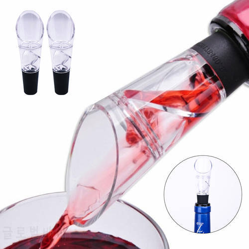 Pourer Decanter Red Wine Aerating Pourer Spout Decanter Wine Aerator Pouring Tool Pump Portable Filter Wine Accessories 1/2/3 Pc