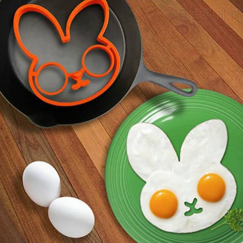 1pcs Breakfast Creative Omelette Mold Silicone Egg Pancake Ring Shaper Cooking Tool DIY Kitchen Accessories Egg Fired Mould