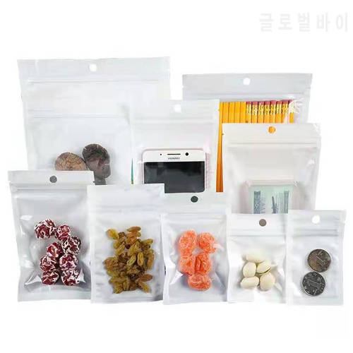 100Pcs/Lot Zip Lock Waterproof Dustproof Daily Supplies Supplies Electronic Accessories Decorations Food Snacks Package Bag