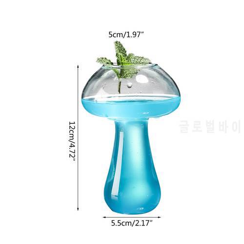 Mushroom Shaped Transparent Martini Glasses Drinking Glasses Cocktail Cup Glass Material Perfect for Bar Wedding Parties