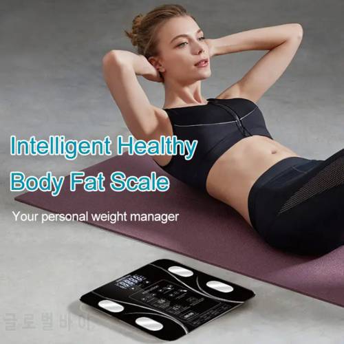 Body Fat Scale Smart Health Scale Weight Scales Bluetooth Electronic For Body Digital Weight Floor Scales LCD Display