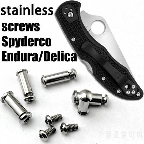 C10 C11 Custom Made Screw For Spyderco Delica&Endura C10 C11 Knife Handle Screw Folding Knife Parts Make Accessories