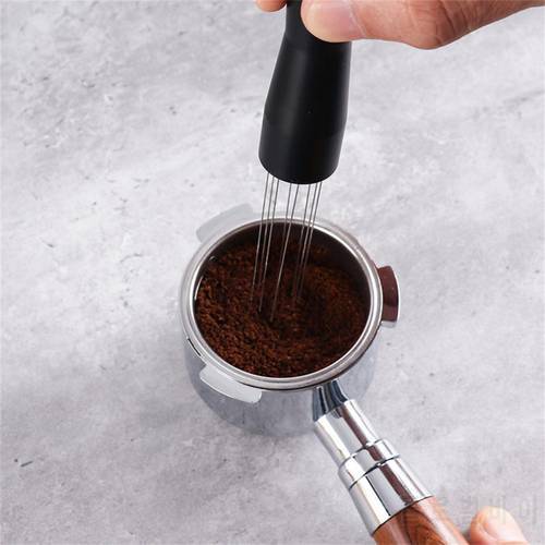 1pc Espresso Stirring Needle Coffee Tamper Distributor Leveler Tool Stainless Steel Needle Type Coffee Powder Distributor 커피용품