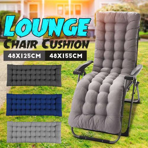 Solid Color Cushion Soft Comfortable Office Chair Seat Cushions Reclining Chair Cushion Long Cushion Various Sizes Available