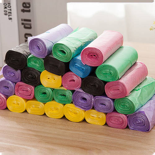 100Pcs Thicken Household Disposable Trash Pouch Kitchen Storage Garbage Bags Cleaning Waste Bag Plastic Bag 5 Rolls 45*50CM