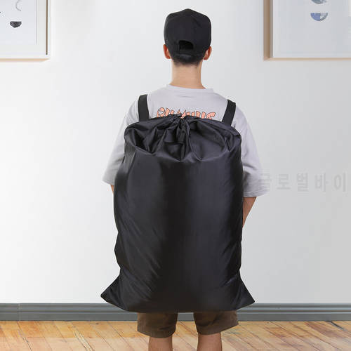 Large Laundry Bag Heavy Duty Polyester Washing Backpack with 2 Adjustable Shoulder Straps for School Camping Hot Sale