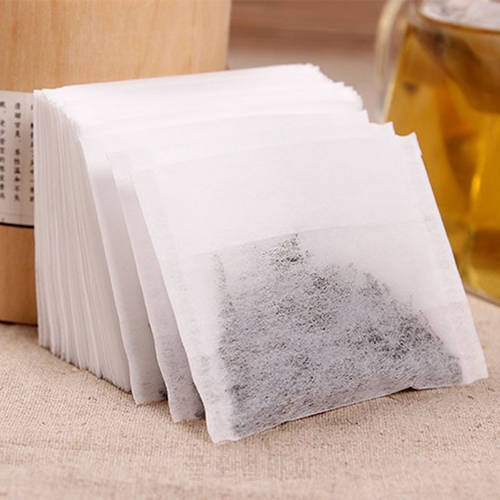 100 Pieces Non Woven Disposable Empty Tea Bag Filter Herbal Tea Infuser Filter Supply Brand New Tea Filter
