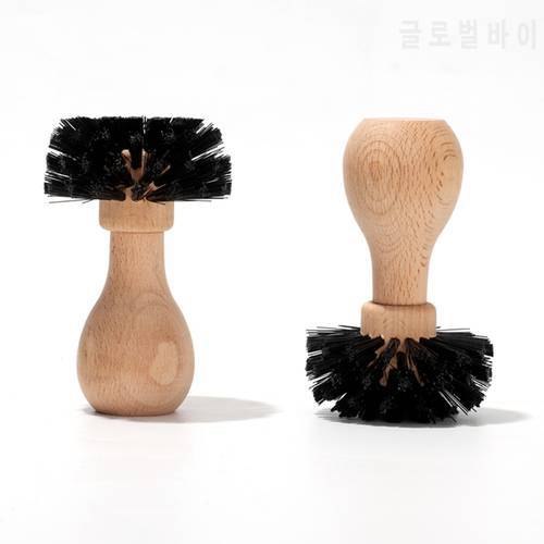 Protable Coffee Tamper Cleaning Brush Espresso Coffee Grinder Cleaning for 51mm 53mm Basket Barista Kitchen