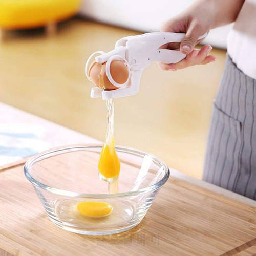 Egg Scissor Cracker Opener Handheld Separator Egg Breaker Kitchen Gadget InteligentesTool Safe Easy Egg Separator