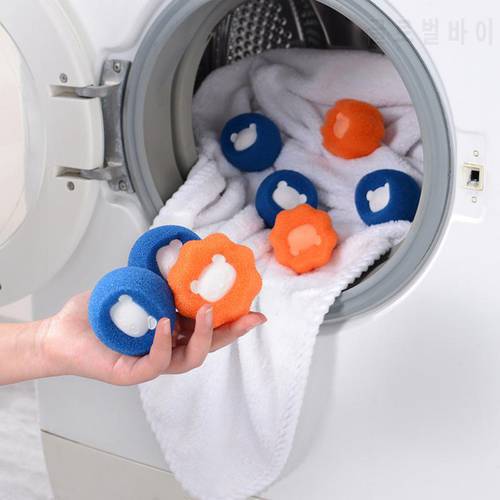 Pet Hair Remover Hair Catcher Cat Dog Fur Lint Remover Clothes Filtering Ball Reusable Cleaning Ball Washing Machine Accessories