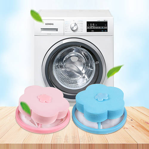 1pcs Washing Machine Hair Filter Floating Pet Fur Lint Hair Removal Catcher Reusable Mesh Dirty Collection Pouch Cleaning Balls