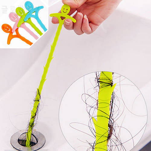 1pc Hair Dredge Hook Water Channel Drain Cleaner Easy Operation Hair Cleaning Hooks Sewer Filter Anti Clogging For Bathroom Sink