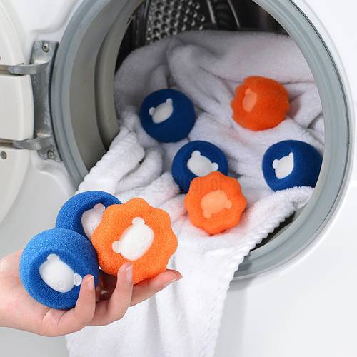 3pcs Magic Laundry Ball Washing Machine Cleaning Balls Hair Removal Catcher Fiber Collector Reusable Filtering Ball Lint Catcher