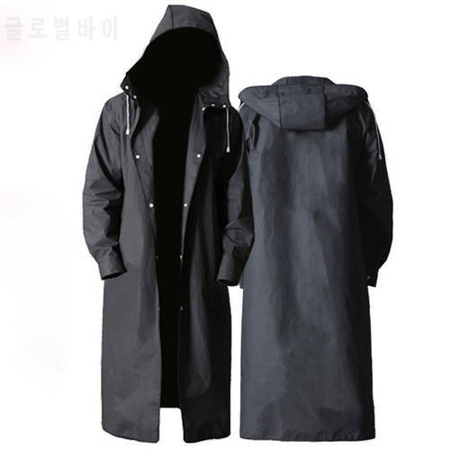 Waterproof Long Raincoat Women Men Adult Hooded Rain Coat for Outdoor Hiking Travel Fishing Climbing Rainy Day Rainwear
