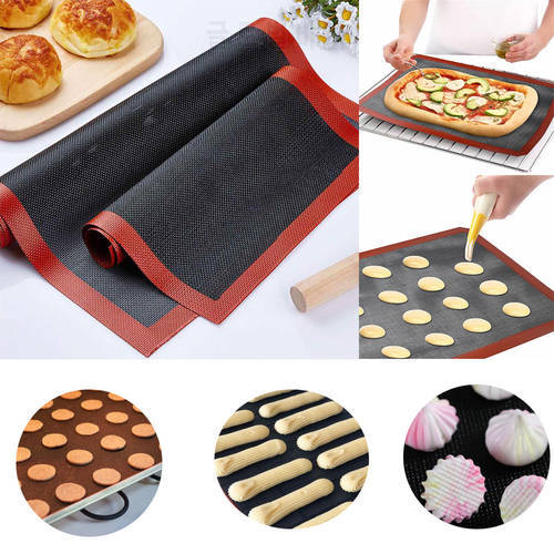 Silicone Baking Mat Non-Stick Perforated Temperature Resistant Baking Oven Sheet Liner for Cookie Bread Biscuits Kitchen Tools