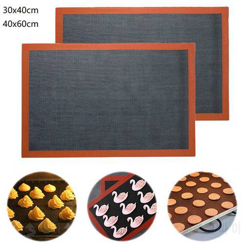 Nonstick Baking Mat Heat Resistant Oven Sheet Liner For Cookie Bread Biscuits Puff DIY Baking Pastry Silicone Mat Kitchen Tools