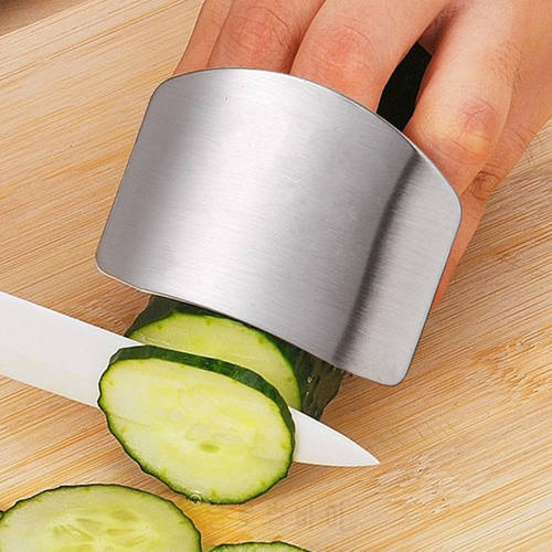 Kitchen Finger Guard Finger Hand Anti Cut Protector Knife Stainless Steel Protection Tool