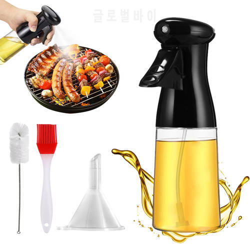 1/2Pcs Oil Spray Bottle Kitchen Oil Bottle Cooking Baking Vinegar Mist Sprayer Barbecue Spray Bottle Cooking Grilling Roasting
