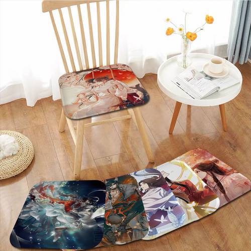 Anime Heaven Officials Blessing Simplicity Multi-Color Stool Pad Patio Home Office Chair Seat Cushion Pads 40x40cm Buttocks Pad