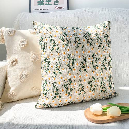 Embroidered Throw Pillow Nordic Sofa Living Room Cushion Pillow Included Sofa Cushions Home Decor Cojines Cadeira Gamer Подушка