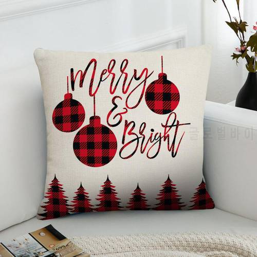 Pillow Cover Fashion Christmas Single-sided Pillow Case Wear-resistant Breathable Pillow Case