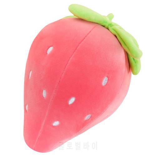Soft toy strawberry figure household pillow simulation soft cartoon fruit doll doll girl gift A stuffed strawberry doll