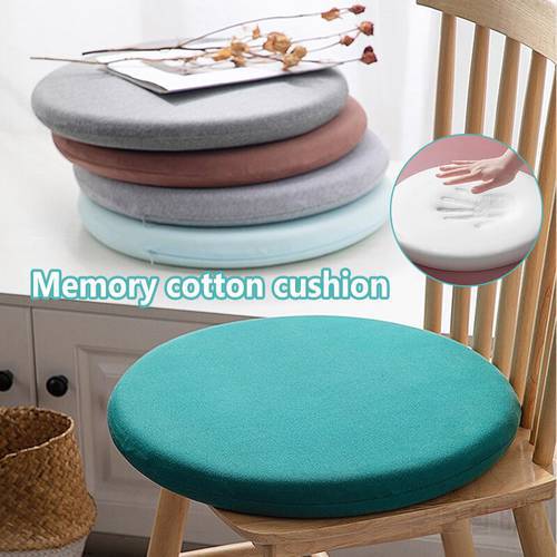 Memory Foam Seat Cushion Round Comfortable Soft Chair Mat For Home Office Chair Pad UD88