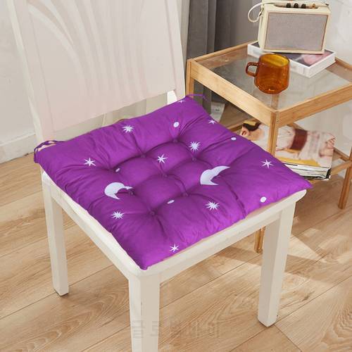 Office cushion autumn and winter thickened back cushion student square chair cushion cute soft Winter Car Non-slip Seat Pad
