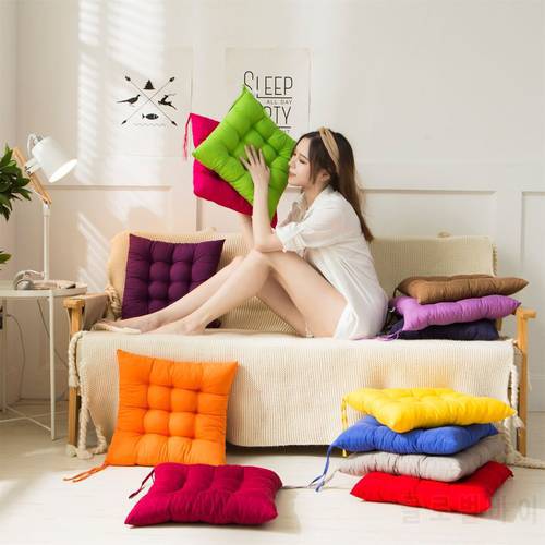 New Design 1pc Chair Cushion Round Cotton Upholstery Soft Solid Padded Cushion Pad Office Home Or Car Pad Office Home Or Car