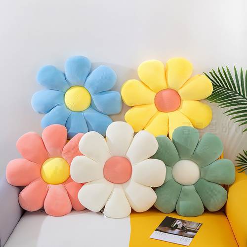 Flower-shaped pillow cushion floor mat office sedentary tatami car cushion ass relaxation cushion seat seat plush cushion