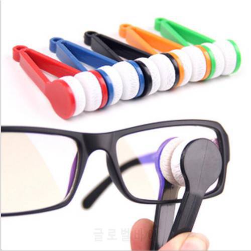Glasses Rub Mini Microfiber Two-side Sunglasses Eyeglass Brush Multi-purpose Portable Glasses Brush Glasses Clean Accessories