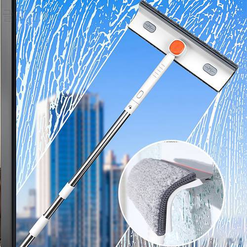 Joybos Window Cleaning Mop Microfiber Window Broom Multi-function Telescopic Windows Cleaner Home Cleaning Tools