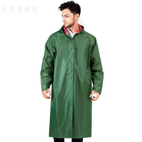 Sleeve Raincoat Adult Outdoor One-Piece Long Wind Raincoat Thickened Oxford Cloth