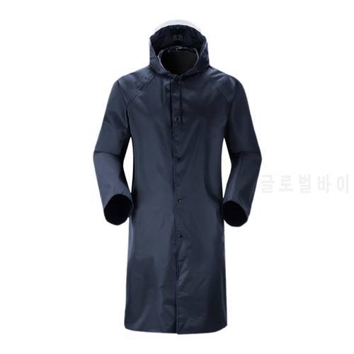 Men&39s Waterproof Hooded Rain Jacket Lightweight Windproof Active Outdoor Long Raincoat